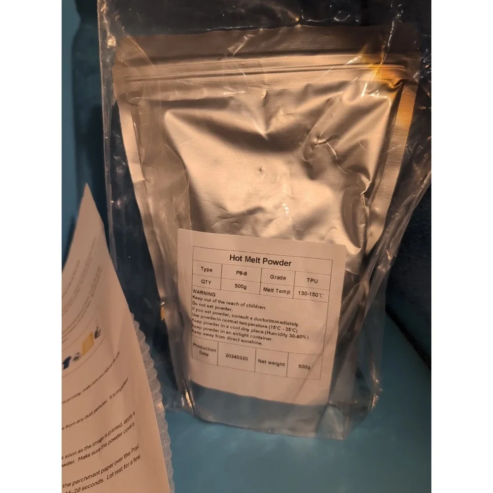 Dtf Transfer Film & Powder Bundle 30xa4‎ Dtf Sheets 500G Stf Powder 1 Bag